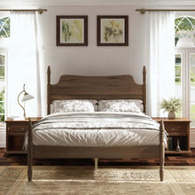 Rosalind Wheeler King Platform Bed Frame - Walnut (Brand New In 2 Boxes)