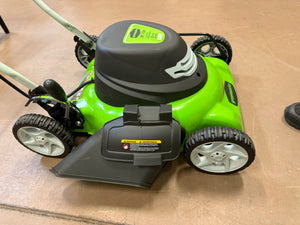 Greenworks 18" Corded Electric 12 Amp Push Lawn Mower! (USED - WORKS GREAT!)