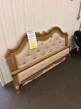 Solid wood upholstered King Size Headboard & Footboard!