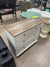 Scarlett 33.9'' W 3 - Drawer Dresser, Rustic White/Brown