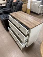 Scarlett 33.9'' W 3 - Drawer Dresser, Rustic White/Brown