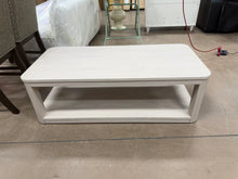Stellan 47.25 in. Alder White Rectangle MDF Top Coffee Table! (NEW & ASSEMBLED)