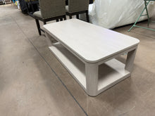 Stellan 47.25 in. Alder White Rectangle MDF Top Coffee Table! (NEW & ASSEMBLED)