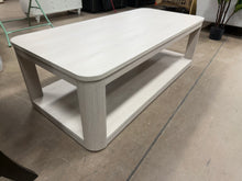 Stellan 47.25 in. Alder White Rectangle MDF Top Coffee Table! (NEW & ASSEMBLED)