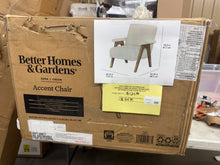 Better Homes & Gardens Ezra Accent Chair, Living Room, Cream!! NEW IN BOX!!