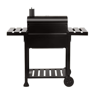 24 in. Charcoal BBQ Grill in Black with 2-Side Table
by Royal Gourmet- new in box