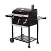 24 in. Charcoal BBQ Grill in Black with 2-Side Table
by Royal Gourmet- new in box