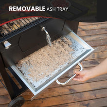 24 in. Charcoal BBQ Grill in Black with 2-Side Table
by Royal Gourmet- new in box
