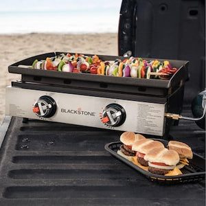 Blackstone 22" Original Omnivore Tabletop Griddle 361-Sq. in Black Powder Coat Portable- new in box