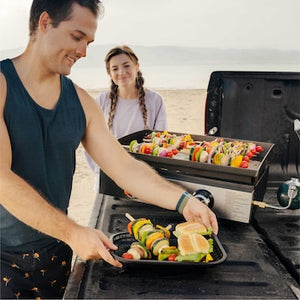 Blackstone 22" Original Omnivore Tabletop Griddle 361-Sq. in Black Powder Coat Portable- new in box