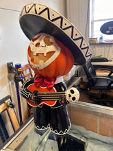 Halloween Pumpkin Greeter! (NEW OUT OF THE BOX - CHIPPED SOMBRERO!)