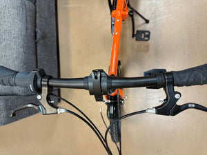ZiZZO Via 7 Speed 20" Folding Cruiser Bike - Metallic Orange! (NEW & ASSEMBLED)