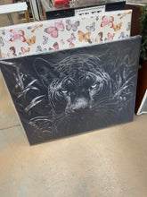 Gorgeous panther canvas art