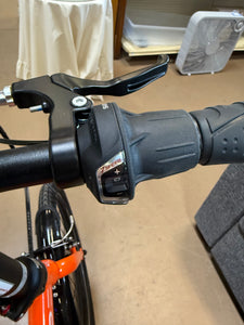 ZiZZO Via 7 Speed 20" Folding Cruiser Bike - Metallic Orange! (NEW & ASSEMBLED)