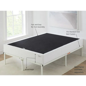 Mainstays 9" King High Profile Easy Assembly Smart Metal Box Spring! (NEW IN BOX)