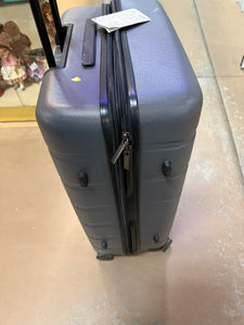 Hardside Large Checked Spinner Suitcase - Open Story! (NEW - DARK GREY!)