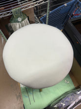 Vanity Stool with Storage, White Velvet Makeup Chair, Metal Legs, Anti-Slip Feet for Bedroom, Living Room, Entryway