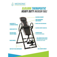 Therapeutic Heavy Duty Steel Frame Inversion Table, 300LB Capacity! (NEW & ASSEMBLED)
