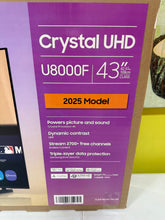 Samsung Crystal UHD 4K 43” Smart TV! (NEW IN BOX)