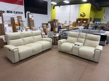 2-PIECE LEATHER POWER RECLINING SOFA & LOVESEAT SET! 🔥