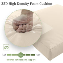 Outdoor Chaise Lounge Chair Cushion,72"X21"X2”, Cream Set of 2! (NEW)