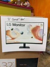 LG Electronics 32MR50C 32" FHD Curved 100Hz Monitor with FreeSync! (NEW IN BOX)