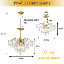 Gachelin 19.7" 6 - Light Dimmable Classic / Traditional Chandelier! (NEW IN BOX!