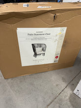 Steel Mackworth Outdoor Patio Statement Armless Chair Black - Threshold! (NEW IN BOX)