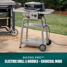 Charbroil Bistro Pro 240 Electric + Charcoal Grill & Griddle Combo! (NEW IN BOX)