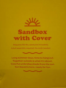 Sun Squad Sandbox With Cover! (NEW)
