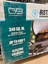 Charbroil Bistro Pro 240 Electric + Charcoal Grill & Griddle Combo! (NEW IN BOX)