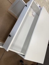 Marta Shaker White Sideboard Buffet Cabinet with Drawer— 31.5"W x 15.7"D x 31.5"H! (NEW & ASSEMBLED)