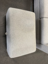 Thomasville Langdon Fabric Sectional with Chaise and Storage Ottoman, Gray!! (DEPARTMENT STORE RETURN! - PHOTOS SHOWNH