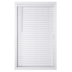 Better Homes & Gardens 2" Cordless Faux Wood Horizontal Blinds, White, 35" W x 72" L! (NEW IN BOX)