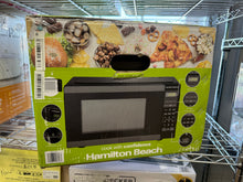 Hamilton Beach 0.9 cu. ft. Countertop Microwave Oven, 900 Watts, Black Stainless Steel