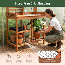 OOOK Potting Bench, Nordic Scots Pine Potting Table, Removable Sink, Workstation for Outside Patio Lawn, Wooden Garden Work Station- new in box