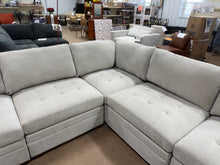Thomasville Tisdale Fabric Sectional with Storage Ottoman!! BRAND NEW - LIGHT GREY!