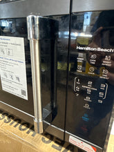 Hamilton Beach 1.1 cu ft CounterTop Microwave Oven, 1000 Watts, Black Stainless Steel