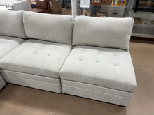 Thomasville Tisdale Fabric Sectional with Storage Ottoman!! BRAND NEW - LIGHT GREY!