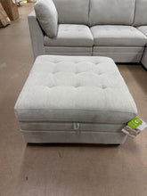 Thomasville Tisdale Fabric Sectional with Storage Ottoman!! BRAND NEW - LIGHT GREY!