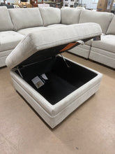 Thomasville Tisdale Fabric Sectional with Storage Ottoman!! BRAND NEW - LIGHT GREY!