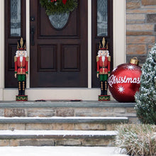 Sunnydaze Indoor/Outdoor Porch or Living Room Polyresin Kristoff the Nutcracker Solider Christmas Holiday Decoration - 37"!