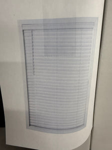 Better Homes & Gardens 2" Cordless Faux Wood Horizontal Blinds, White, 35" W x 72" L! (NEW IN BOX)