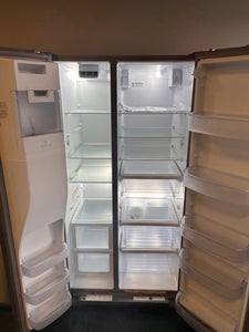Whirlpool 28.4-cu ft Side-by-Side Refrigerator with Ice Maker (Fingerprint Resistant Stainless Steel)! (NEW - DENTED)