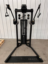 Centr 1 Home Gym Functional Trainer With Folding Workout Bench! (NEW & ASSEMBLED - HAS MINOR CRACKS ON PLASTIC!)