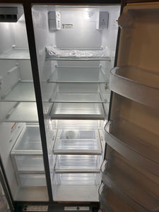 Whirlpool 28.4-cu ft Side-by-Side Refrigerator with Ice Maker (Fingerprint Resistant Stainless Steel)! (NEW - DENTED)