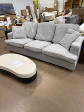 Aloe 88" Mid-Century Modern Deep Seating Sofa with Removable Cushions & 2 Toss Pillows! (NEW)