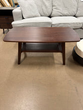 Solid Oak Wood Coffee Table with Storage, Easy Assembly, Perfect for Home Office and Living Room, 80x50x44cm, Walnut! (NEW & ASSEMBLED)