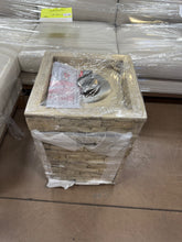 16" Stack Stone Column Fire Pit Light Brown - Threshold! (NEW IN BOX)