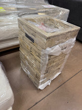 16" Stack Stone Column Fire Pit Light Brown - Threshold! (NEW IN BOX)